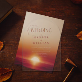 Hochzeit Acryleinladungen