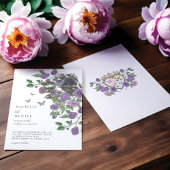 Hochzeit Alice im Wunderland Cheshire Cat & Floral Einladung