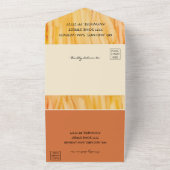 Hochzeit alle N ein Einladen Frische Blume All In One Einladung (Außenbereich)