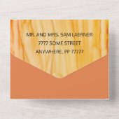 Hochzeit alle N ein Einladen Frische Blume All In One Einladung (Rückseite)