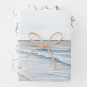 Hochzeit am Blue Beach Geschenkpapier Set (Beispiel)