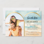 Hochzeit am Foto Save The Date (Vorderseite)