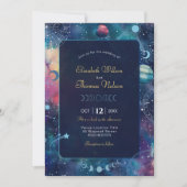 Hochzeit am Himmelbett Einladung (Vorderseite)