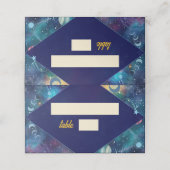 Hochzeit am Himmelbett Platzkarte (Außenseite Aufgefaltet)