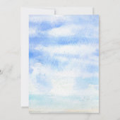 Hochzeit am Meer Einladung (Rückseite)