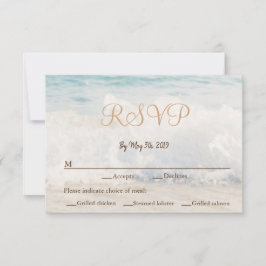 Hochzeit am Meer/Hochzeit am Meer RSVP Karte