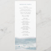 Hochzeit am Meer Programm (Rückseite)