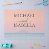 Hochzeit am Meer unter dem Himmel Seidenpapier (Basteln)