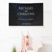 Hochzeit am Nachthimmel unter den Sternen Banner (InSitu)