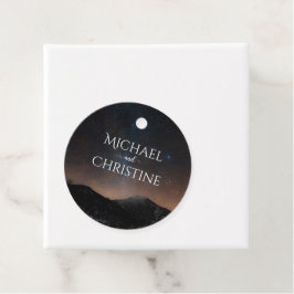 Hochzeit am Nachthimmel unter den Sternen Geschenkanhänger