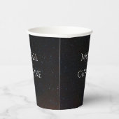 Hochzeit am Nachthimmel unter den Sternen Pappbecher (Rechts)