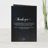 Hochzeit am Nachthimmel unter den Sternen Programm (Rückseite)