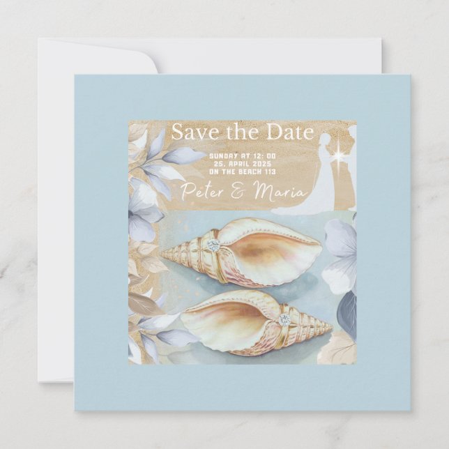 Hochzeit am Strand (Vorderseite)