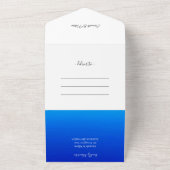 Hochzeit am Strand All In One Einladung (Außenbereich)