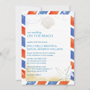 Hochzeit am Strand Einladung