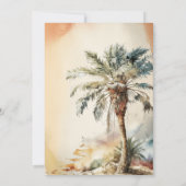 Hochzeit am Strand Einladung (Rückseite)