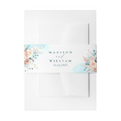 Hochzeit am Strand Einladungsbanderole (Vorderseite Beispiel)