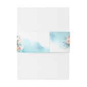 Hochzeit am Strand Einladungsbanderole (Rückseitenbeispiel)