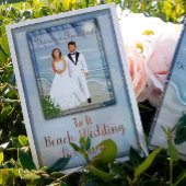 Hochzeit am Strand Folieneinladung