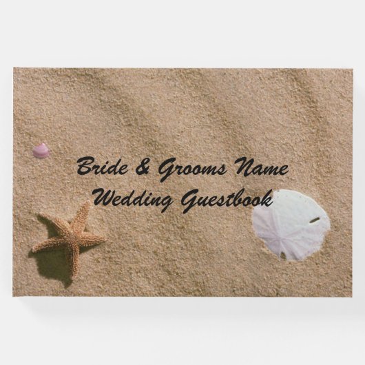 Hochzeit am Strand Gästebuch (Vorderseite)