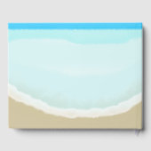 Hochzeit am Strand Gästebuch (Rückseite)