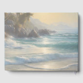 Hochzeit am Strand Gästebuch (Rückseite)