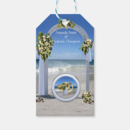 Hochzeit am Strand Geschenkanhänger