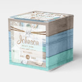 Hochzeit am Strand Geschenkschachtel (Vorderseite)