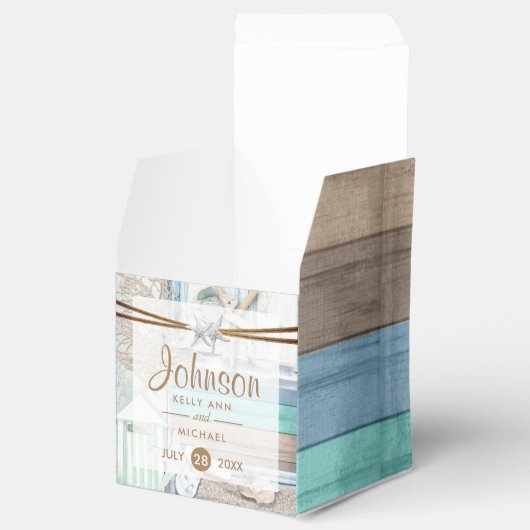 Hochzeit am Strand Geschenkschachtel (Geöffnet)