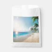 Hochzeit am Strand Geschenktütchen (Vorderseite)