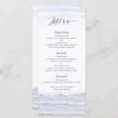 Hochzeit am Strand, Hochzeit mit blauem weißem Was Programm (Vorne/Hinten)