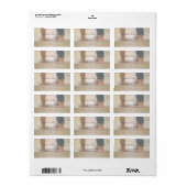 Hochzeit am Strand, Hochzeitsnacht Adressaufkleber (Vorne)