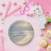 Hochzeit am Strand Pappteller (Party)