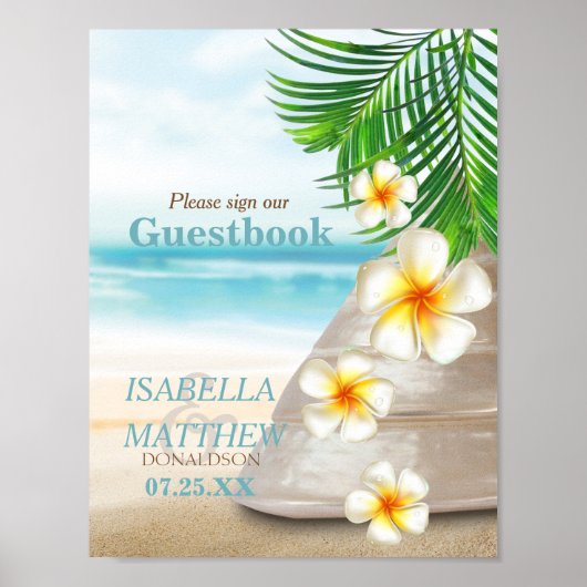 Hochzeit am Strand Poster (Vorne)