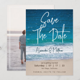 Hochzeit am Strand Save The Date