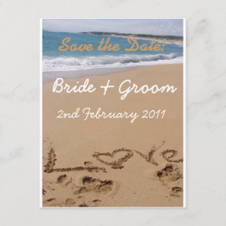 Hochzeit am Strand - Save the Date! Save The Date