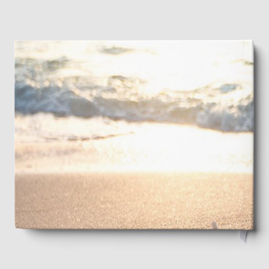 Hochzeit am Strand, Seashell Gästebuch (Rückseite)