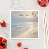 Hochzeit am Strand Serviette (Beispiel)