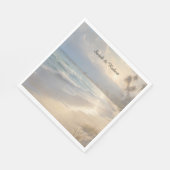 Hochzeit am Strand Serviette (Ecke)