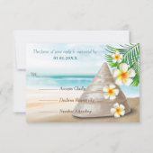 Hochzeit am Strand | UAWG | RSVP Karte (Rückseite)