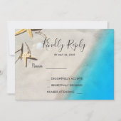 Hochzeit am tropischen Ozean UAWG Einladung (Vorderseite)