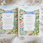 Hochzeit an der Côte d'Azur Einladung