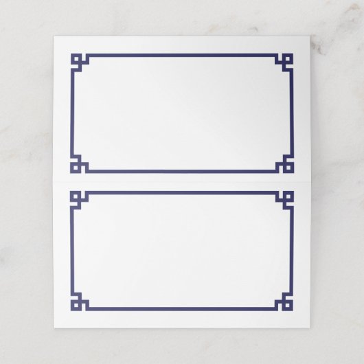 Hochzeit an der griechischen Grenze Platzkarte (Außenseite Aufgefaltet)