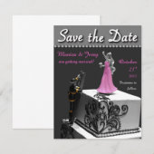 Hochzeit Ankündigung "Bitte vormerken" (Vorne/Hinten)