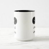 Hochzeit | Anniversary Monogram Initials Couple Tasse (Zentrum)