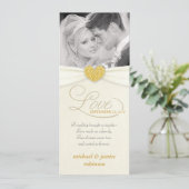 Hochzeit Announcents - Empfangs-Einladungen Einladung (Stehend Vorderseite)