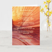 Hochzeit Apache Segen Feel No Rain Inside v2 Karte (Gelbe Blume)