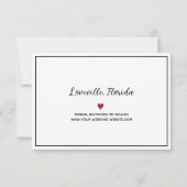 Hochzeit April 2024 Kalender Custom Foto White Save The Date (Rückseite)