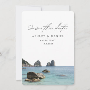 Hochzeit auf Capri Italien Save the Date Einladung