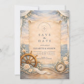 Hochzeit auf Kreuzfahrt Save The Date (Vorderseite)